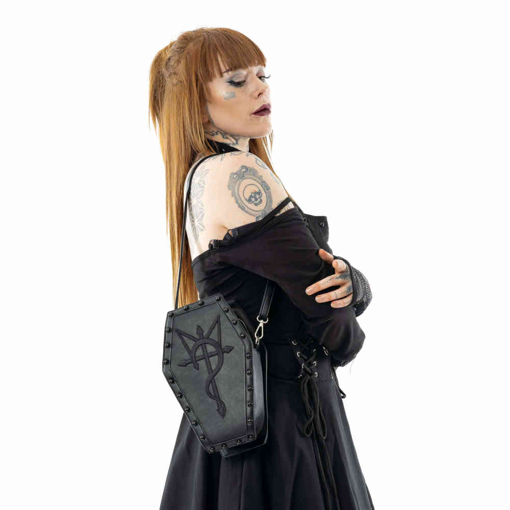 Heartless - Cursed Coffin Schoudertas - Zwart